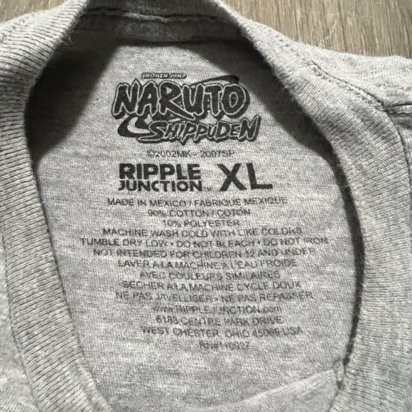 Naruto Shippuden Itachi Crow Swarm Gray Size XL - Picture 3 of 6